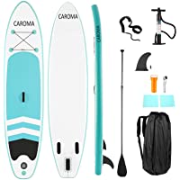 Caroma Tablas Hinchables de Paddle Surf- Paddle Remo de Ajustable Inflable Sup | Bomba | Aleta Central Desprendible…